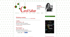 Desktop Screenshot of carolsabar.com.br