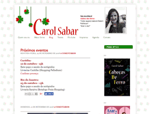 Tablet Screenshot of carolsabar.com.br